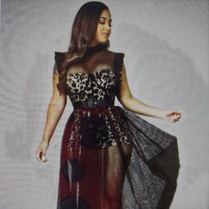 Fishnet Cover Up Dress Set